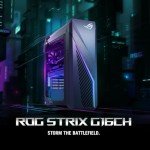 ASUS ROG Strix G16CH i7 RTX4070 Gaming Desktop, Intel i7-13700KF, NVIDIA GeForce RTX 4070, 32GB RAM, 2TB SSD, Wi-Fi 6, HDMI, RJ-45, Windows 11 Pro, Grey + with Machenike Mechanical Keyboard