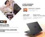 HP Victus Gaming Laptop, 15.6-inch FHD IPS 144Hz, AMD Ryzen 5-8645HS, NVIDIA GeForce RTX 4050, Wi-Fi 6, Backlit KB, Win11 Home, w/Mouse Pad (64GB RAM |4TB PCIe SSD)