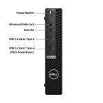 Dell OptiPlex 7080 Micro Form Factor Mini Business Desktop, Intel Core i5-10500T Processor, 16GB RAM, 512GB PCIe SSD, DisplayPort, RJ45, Wi-Fi 6, Windows 11 Pro, Black (Renewed)
