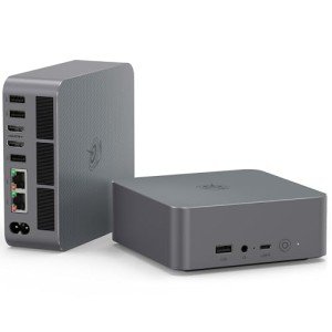 Beelink EQR6 Mini PC AMD Ryzen 5 6600H(Up to 4.5GHz), 16GB DDR5 RAM 500GB PCIE4.0 SSD Dual LAN Mini PC, AMD Radeon 660M, Dual HDMI/ WiFi6/ BT5.2/ Home/Office/Build-in Power Supply Desktop Computer