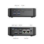 DreamQuest Mini PC Windows 11 Pro Preloaded, Intel N150 (up to 3.6GHz) Mini Desktop Computers 16GB DDR4 512GB SSD, USB C, DP, HDMI, USB 3.2, Dual LAN,WiFi, Bluetooth, Support 4K 60Hz, Support Linux