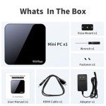 DreamQuest Mini PC Windows 11 Pro Preloaded, Intel N150 (up to 3.6GHz) Mini Desktop Computers 16GB DDR4 512GB SSD, USB C, DP, HDMI, USB 3.2, Dual LAN,WiFi, Bluetooth, Support 4K 60Hz, Support Linux
