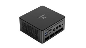 MINISFORUM UM890 Pro Mini PC AMD Ryzen 9 8945HS(8C/16T, up to 5.2GHz) 32GB DDR5 1TB PCIe4.0 SSD, 2xUSB4(PD 8K)|1xHDMI|1xDP Four Outputs, 2x RJ45, BT5.2 4xUSB3.2 AMD Radeon 780M Graphics Micro Computer