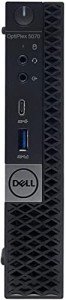 Dell Optiplex 5070 Micro MFF Desktop PC Intel i5-9500T, 16GB DDR4 New 1TB M.2 NVMe SSD, WiFi BT HDMI New KB & Mouse Windows 11 Pro (Renewed)