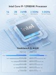KODLIX GD90 Mini PC Intel Core i9-12900HK(14C/20T), Mini Desktop Computers 32GB RAM 1TB SSD, Small Computer Triple 4K Display USB-C+HDMI+DP, Micro PC 2.5Gbps LAN/5x USB Ports/WiFi6E/BT5.2, Home/Office