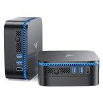 KAMRUI Mini PC AK1PLUS, 12th Gen N95 Processor (Up to 3.4GHz), Mini Desktop Computers 16GB DDR4 1TB SSD Support 4K UHD, LAN, WiFi/BT 4.2, Micro Tower for Business, Office, Home Server
