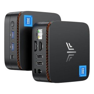 KAMRUI Essenx E1 Mini PC,12th N97 Mini PC(Beat N150,up to 3.6GHz),Desktop Computer 16GB RAM 1TB SSD,Micro PC Computer Support 4K HDMI+DP,Desktop PC with Dual WiFi,Business Home Office