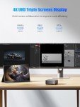 KODLIX GD90 Mini PC Intel Core i9-12900HK(14C/20T), Mini Desktop Computers 32GB RAM 1TB SSD, Small Computer Triple 4K Display USB-C+HDMI+DP, Micro PC 2.5Gbps LAN/5x USB Ports/WiFi6E/BT5.2, Home/Office
