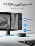 KODLIX GD90 Mini PC Intel Core i9-12900HK(14C/20T), Mini Desktop Computers 32GB RAM 1TB SSD, Small Computer Triple 4K Display USB-C+HDMI+DP, Micro PC 2.5Gbps LAN/5x USB Ports/WiFi6E/BT5.2, Home/Office