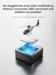 KODLIX GD90 Mini PC Intel Core i9-12900HK(14C/20T), Mini Desktop Computers 32GB RAM 1TB SSD, Small Computer Triple 4K Display USB-C+HDMI+DP, Micro PC 2.5Gbps LAN/5x USB Ports/WiFi6E/BT5.2, Home/Office