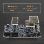BOSGAME Mini PC Ryzen 7 5825U (Upgraded 5700U), 32GB DDR4 RAM 1TB m.2 NVMe SSD Mini Computers, 2.5GbE Dual LAN Ports, Dual SSD Slots Easy for Expand, Triple Display, WiFi 6E, BT5.2