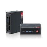 Beelink Mini PC AMD Ryzen 7 Pro 5850U (8C/16T, Up to 4.4Ghz), 16GB DDR4 RAM 500GB NVMe SSD, SER5 Pro Mini Desktop Computer Support 4K@144Hz/Triple Display/WiFi6/BT5.2/HDMI+DP/Office/Gaming