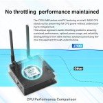 MINIX Fanless Windows 11 Pro Mini PC, Intel 12th Gen N300, NEO Z300-0dB 16GB DDR4, 512GB M.2 PCIe Gen3 x 4 SSD Micro Desktop Computer, 4K Dual Display/2.5G LAN, for Business Home Office Multi-Tasking