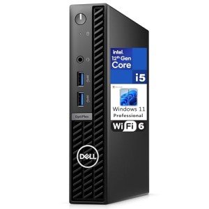 Dell OptiPlex 7000 7010 MFF 1.2L Micro Form Factor Business Desktop Computer, Intel Hexa-Core i5-12500T (Beat i7-11700T), 32GB DDR4 RAM, 1TB PCIe SSD, WiFi 6, Bluetooth, Windows 11 Pro
