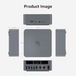 Beelink EQR6 AI Mini PC, AMD Ryzen 9 6900HX(Up to 4.9GHz) 8C/16T, Mini Desktop Computer 24GB DDR5 RAM 1TB NVMe SSD, Micro PC 4K@60Hz Dual HDMI/BT5.2/WiFi 6 for Office/Home/Ai Copilot