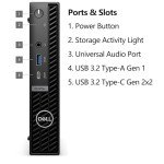 Dell OptiPlex 7000 7010 MFF 1.2L Micro Form Factor Business Desktop Computer, Intel Hexa-Core i5-12500T (Beat i7-11700T), 32GB DDR4 RAM, 1TB PCIe SSD, WiFi 6, Bluetooth, Windows 11 Pro