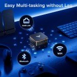 KAMRUI Essenx E1 Mini PC,12th N97 Mini PC(Beat N150,up to 3.6GHz),Desktop Computer 16GB RAM 1TB SSD,Micro PC Computer Support 4K HDMI+DP,Desktop PC with Dual WiFi,Business Home Office