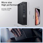 Dell Mini PC Windows 11 Micro Computer OptiPlex 3060 Desktop,i7-8700T 32GB Ram 512GB M.2 NVMe M.2 SSD,AX210 Built-WiFi 6E,HDMI Dual Monitor Support,Wireless Keyboard Mouse (Renewed)