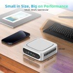 Mini PC i9 Intel Core i9-11900H(4.9GHz, 8C/16T), 16GB DDR4 512GB SSD, W-11 Pro Mini Desktop Computer 4K Triple Display, 2.5G Dual LAN, WiFi6, BT5.2, 6X USB Ports, MGI9 Micro PC for Home/Office
