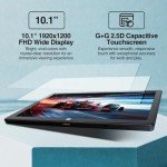 Fusion5 10.1" Windows 11 Professional Tablet PC - Intel 13th Gen - Full HD Windows Tablet Computer - 8GB RAM, 256GB SSD Storage, Quad-Core CPU, 10 Inch, USB 3.0, Micro HDMI, Expandable Storage