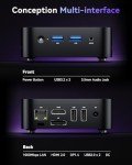 ACEMAGICIAN Vista V1 N97 Mini Pc Computers, 12Th Gen Intel N97(Beat N150/N100, Up to 3.6Ghz), 16Gb Ddr4 Ram 512Gb Ssd Mini Computer, UHD 4K HDMI DP, 2.4G/5G WiFi/Bt, Vesa Home/Office Micro Pc