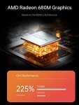 MINISFORUM Venus Series UM773 Lite Mini PC AMD Ryzen 7 7735HS Micro PC, DDR5 32G RAM + 1TB PCIe SSD, 2X HDMI(4K), 1x USB4(8K) Triple Outputs, AMD Radeon 680M Graphics Small Form Factor