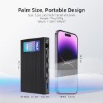 MeLE Fanless Mini PC Quieter3Q 11th Gen N5105 16GB 512GB, Micro Computer WiFi 5 Small Desktop Service with USB-C PD, Gigabit Ethernet, Dual HDMI 4K, Auto Power on, PXE Support M.2 SSD