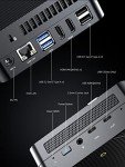 MINISFORUM Venus Series UM773 Lite Mini PC AMD Ryzen 7 7735HS Micro PC, DDR5 32G RAM + 1TB PCIe SSD, 2X HDMI(4K), 1x USB4(8K) Triple Outputs, AMD Radeon 680M Graphics Small Form Factor