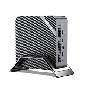 MINISFORUM Venus Series UM560 Mini PC AMD Ryzen 5 5625U Micro PC, 16G RAM 512GB SSD, 2xHDMI + 2xUSB-C 4K Outputs, 2.5G LAN, 4X USB Port, AMD Radeon Graphics Small Form Factor