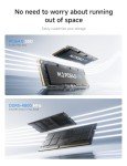 MINISFORUM UM690 Slim Mini PC AMD Ryzen 9 6900HX DDR5 32GB RAM 1TB PCIe4.0 SSD Micro PC, 1x USB4(8K) + 1x HDMI + 1x DP Outputs 2.5G LAN WiFi6E BT5.3, Radeon 680M Graphics Desktop Computer
