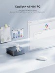 MINISFORUM UH125 Pro Mini PC Core Ultra 5 Processor 125H 32GB DDR5 1TB SSD Micro Computer, 2xUSB4|HDMI|DP Outputs, 2X 5G RJ45/WiFi 6E/BT5.3, 2X SSD Slot, Intel Arc Graphics Copilot Compatible AI PC