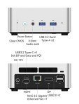 MINISFORUM UN1290 Mini PC Core i9-12900HK(14C/20T, up to 5Ghz) Desktop Computer, HDMI|DP|USB-C Triple Outputs, 32GB RAM 1TB SSD, 2.5G LAN/ WiFi6E/ BT5.2/ 4X USB Port/Intel Iris Xe Graphics Micro PC