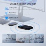 MeLE Quieter4C Fanless Mini PC 12th Alder Lake N100 (up to 3.4GHz 4C/4T) 16GB LPDDR4x 512GB Storage Micro Desktop Computer, Support 4K Triple Display, Dual HDMI, All-in-One USB-C WiFi 5 BT5.1 Ethernet