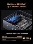MINISFORUM Venus Series UM790 Pro Mini PC AMD Ryzen 9 7940HS(8C/16T, up to 5.2GHz) No RAM No SSD Micro PC, 2xUSB4(DP|8K)/ 2xHDMI(4K)/ BT5.2/ 4xUSB3.2 Mini PC