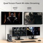 MINISFORUM Venus Series UM560 Mini PC AMD Ryzen 5 5625U Micro PC, 16G RAM 512GB SSD, 2xHDMI + 2xUSB-C 4K Outputs, 2.5G LAN, 4X USB Port, AMD Radeon Graphics Small Form Factor