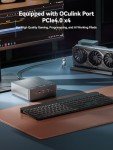 MINISFORUM UH125 Pro Mini PC Core Ultra 5 Processor 125H 32GB DDR5 1TB SSD Micro Computer, 2xUSB4|HDMI|DP Outputs, 2X 5G RJ45/WiFi 6E/BT5.3, 2X SSD Slot, Intel Arc Graphics Copilot Compatible AI PC