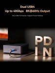 MINISFORUM Venus Series UM790 Pro Mini PC AMD Ryzen 9 7940HS(8C/16T, up to 5.2GHz) No RAM No SSD Micro PC, 2xUSB4(DP|8K)/ 2xHDMI(4K)/ BT5.2/ 4xUSB3.2 Mini PC