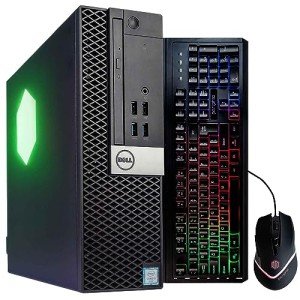 Dell (RGB Workstation PC Desktop Computer | Editing and Design | GeForce K1200 4GB GPU | Intel Core i5 | 32GB DDR4 RAM, 500GB NVMe + 4TB HDD | Wi-Fi | Windows 10 Pro (Renewed)