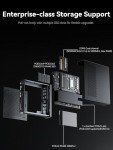 MINISFORUM MS-01 Mini Workstation Intel Core i9-13900H (vPro Enterprise Support) 32GB DDR5 1TB SSD Mini PC,2x 10Gbps SFP+/2x 2.5G RJ45/2x USB4/HDMI/1x PCIe4.0x16 slot/Support 3x M.2 2280/22110/U.2 SSD