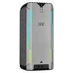 Corsair ONE PRO a200 Compact Workstation-Class PC - AMD Ryzen™ 9 5950X CPU - NVIDIA® GeForce RTX™ 3080 Graphics - 64GB Vengeance LPX DDR4 Memory, 2TB, Windows 10 Pro,Bright Silver