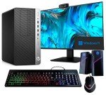 HP Workstation PC Desktop | Editing and Design | GeForce K1200 4GB GPU | Intel i7-8700 | 32GB DDR4 RAM, 1TB SSD + 4TB HDD | Wi-Fi 5G + Bluetooth | Windows 11 Pro | New 22in LCD Monitor (Renewed)