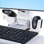 StarTech.com Wall Mount Workstation, Full Motion Sit Stand Desk w/Height Adjustable VESA Monitor Arm & Keyboard Tray, Ergonomic Wall Mounted Computer Workstation, Single Display, TAA