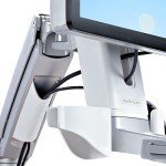 StarTech.com Wall Mount Workstation, Full Motion Sit Stand Desk w/Height Adjustable VESA Monitor Arm & Keyboard Tray, Ergonomic Wall Mounted Computer Workstation, Single Display, TAA