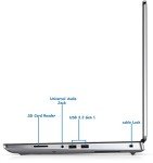 Dell Precision 7550 Workstation Laptop PC, FHD Non-Touch, Intel Core i7-10850H Processor, 32GB Ram, 512GB NVMe SSD, HDMI, Thunderbolt, NVIDIA Quadro T1000 4GB GDDR6, Windows 10 Pro (Renewed)