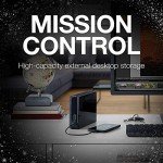 Seagate Backup Plus Hub, 14TB, External Hard Drive Desktop, USB 3.0, 2 USB Ports, for Computer Desktop Workstation PC Laptop Mac,2 Year Rescue Services (STEL14000100)