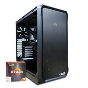 CPU Solutions Express HD Video Editing PC, CEV-8809 - HD Video Editing Workstation - Ryzen 9 7900X, 5.6Ghz 12-Core, 32GB DDR5 RAM, 2TB NVMe SSD, Quadro RTX A2000, Windows 11 Pro Computer Tower