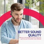 Yealink BH71 Workstation Speaker and Wireless Bluetooth Headset BH71 (1208653) - Teams Certified Deskphone, PC/Mac, Works with Zoom, RingCentral, 8x8, Vonage Gold Support Plan Included