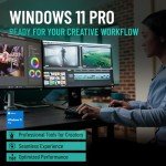 CPU Solutions Express HD Video Editing PC, CEV-8809 - HD Video Editing Workstation - Ryzen 9 7900X, 5.6Ghz 12-Core, 32GB DDR5 RAM, 2TB NVMe SSD, Quadro RTX A2000, Windows 11 Pro Computer Tower