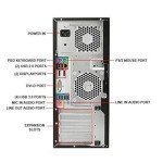 HP Z240 Tower Workstation Gaming PC, Intel Core i7-6700 up to 4GHz, 16GB DDR4 RAM, 256GB SSD & 2TB HDD, USB 3.0, NVIDIA GeForce GTX 1650 4GB, HDMI, Display Port, DVI, WiFi BT 4.0 Windows 10 (Renewed)