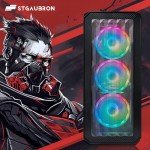 STGAubron Gaming PC Computer Desktop, GeForce RTX 2060 M 6G, Intel Core i7 up to 3.9GHz, 16G RAM, 512G SSD, WiFi 6, BT 5.2, RGB Fan x4, RGB Mouse Pad, Windows 10 Home